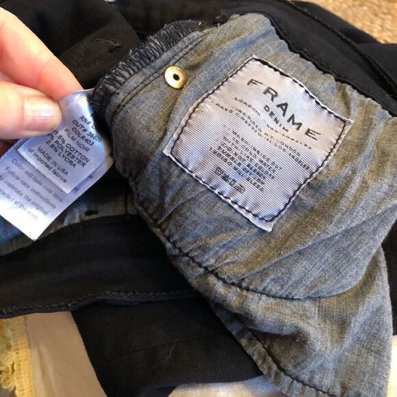 NWOT Frame Denim Le Color Rip Skinny Jeans 30 - Picture 8 of 8